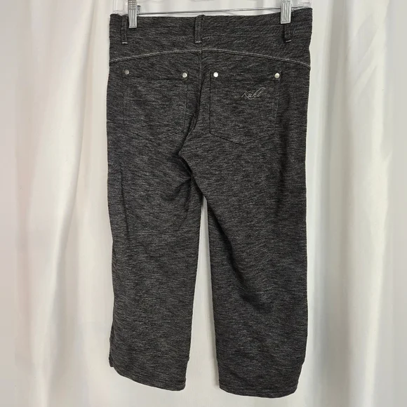 Kuhl Black/Gray Stretch Pull on Capris  Size 4 - Picture 2 of 11